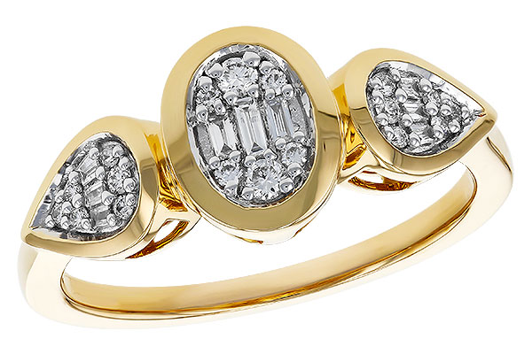 L293-17974: LDS DIA RG .07 TW BAGUETTE .17 TW