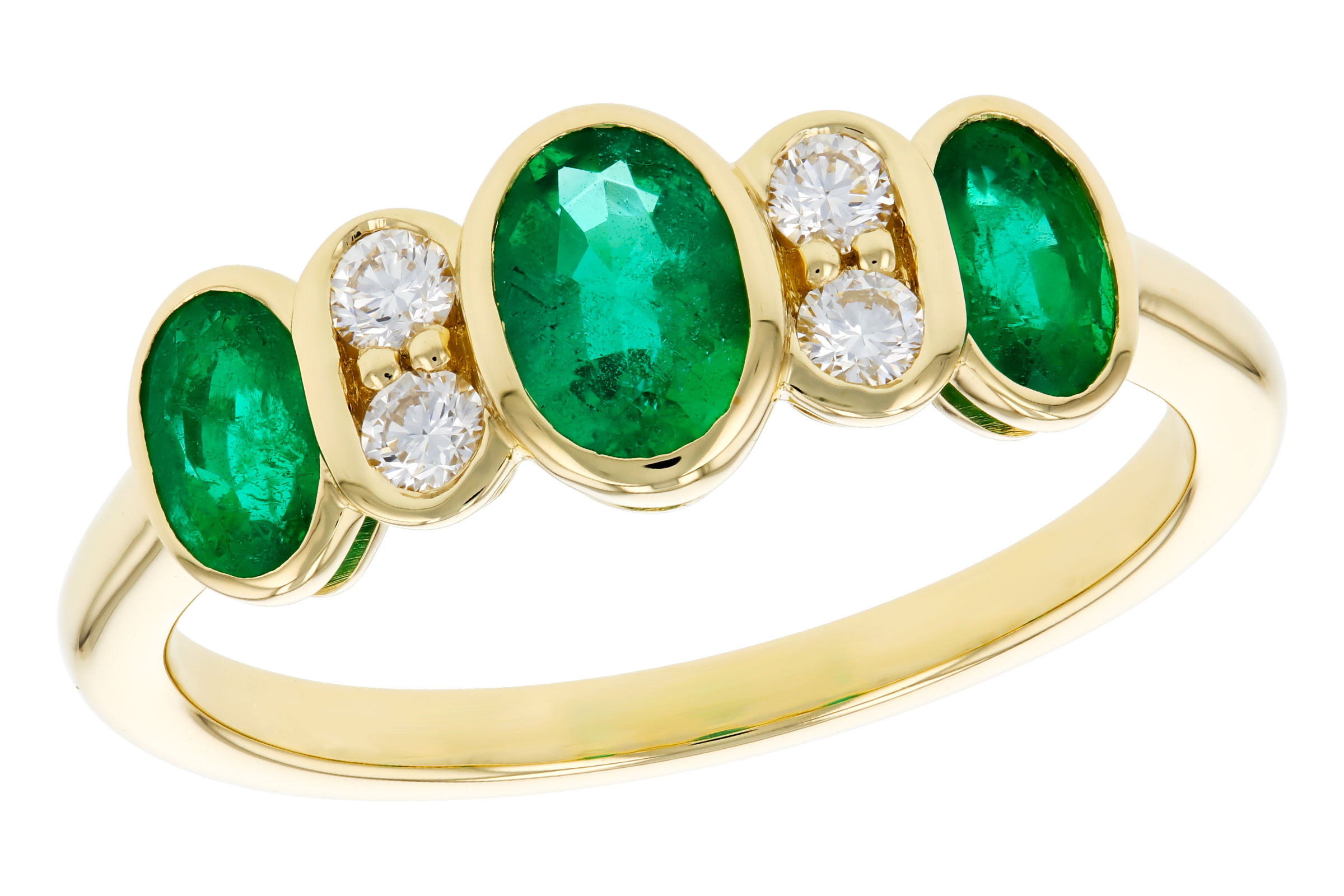 L294-03392: LDS RG .90 TW EMERALD 1.05 TGW