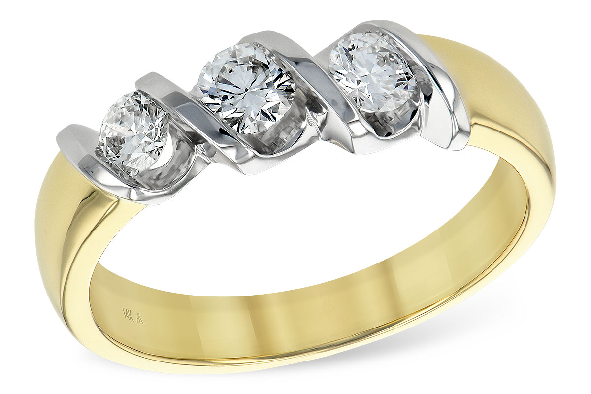M111-34283: LDS WED RING .20 BR .50 TW