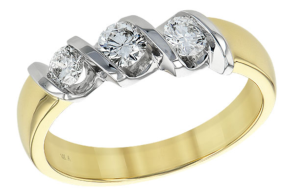 M111-34283: LDS WED RING .20 BR .50 TW