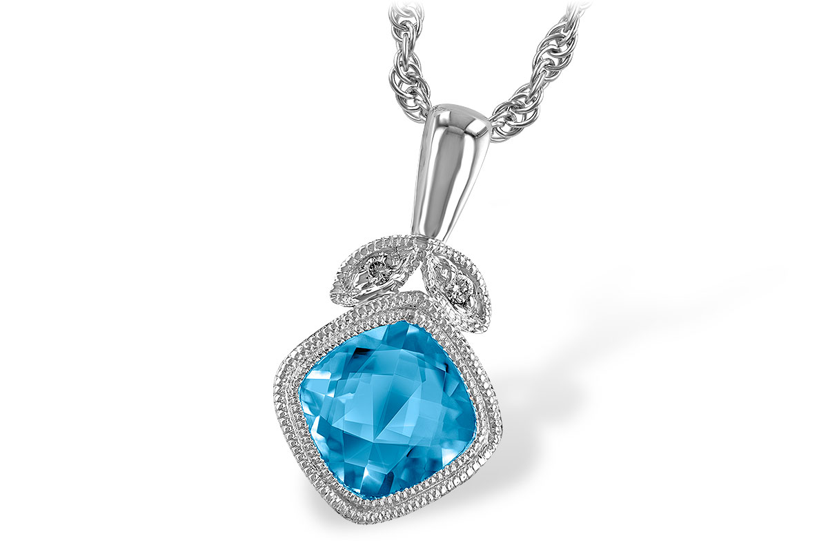 M204-97947: NECK 1.05 BLUE TOPAZ 1.06 TGW