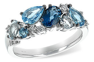 M207-64356: LDS RG 2.05 BLUE TOPAZ 2.16 TGW