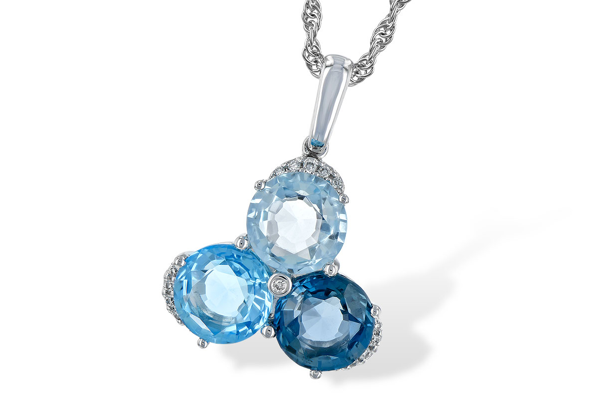 M207-65265: NECK 4.01 BLUE TOPAZ 4.06 TGW