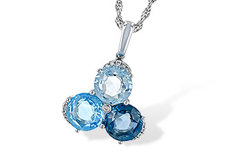 M207-65265: NECK 4.01 BLUE TOPAZ 4.06 TGW