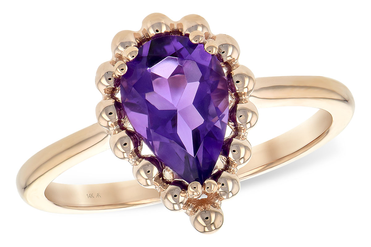 M207-67974: LDS RING 1.06 CT AMETHYST
