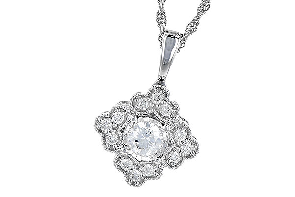 M291-31610: NECKLACE .15 BR .25 TW