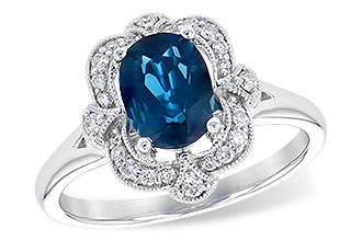 M291-34301: LDS RG 1.35 LONDON BLUE TOPAZ 1.50 TGW