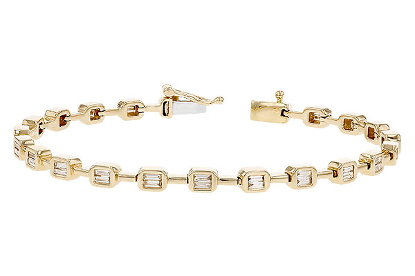 M292-23401: BRACELET .90 TW BAGUETTE