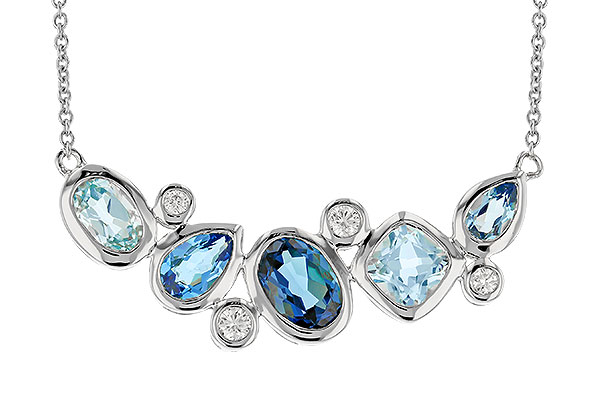 M292-24283: NECK 2.57 BLUE TOPAZ TW 2.72 TGW (18")
