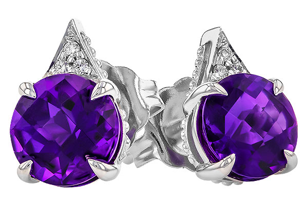 M292-27065: EARR 1.33 TW AMETHYST 1.35 TGW (6MM RD)