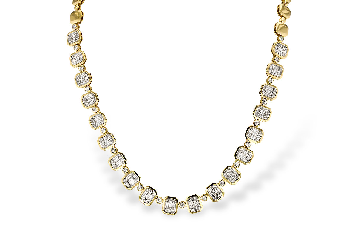 M293-09783: NECKLACE 2.48 BAG 2.95 TW