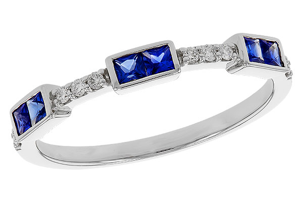 M293-13447: LDS WED RG .36 SAPPHIRE .43 TGW
