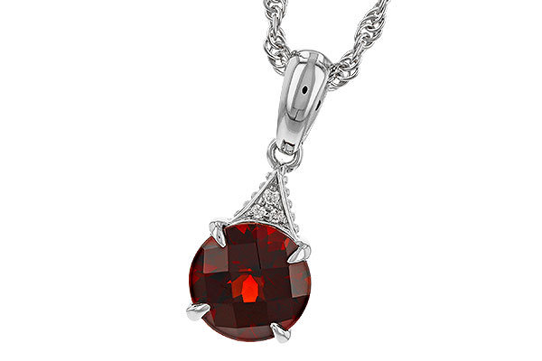 M293-16110: NECK 1.46 GARNET 1.47 TGW (7MM RD)