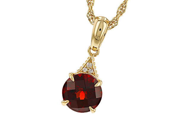 M293-16110: NECK 1.46 GARNET 1.47 TGW (7MM RD)